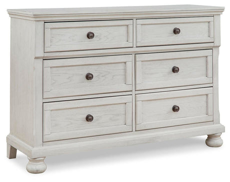 Robbinsdale Antique White Dresser from Ashley Furniture - Luna Furniture