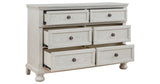 Robbinsdale Antique White Dresser from Ashley Furniture - Luna Furniture