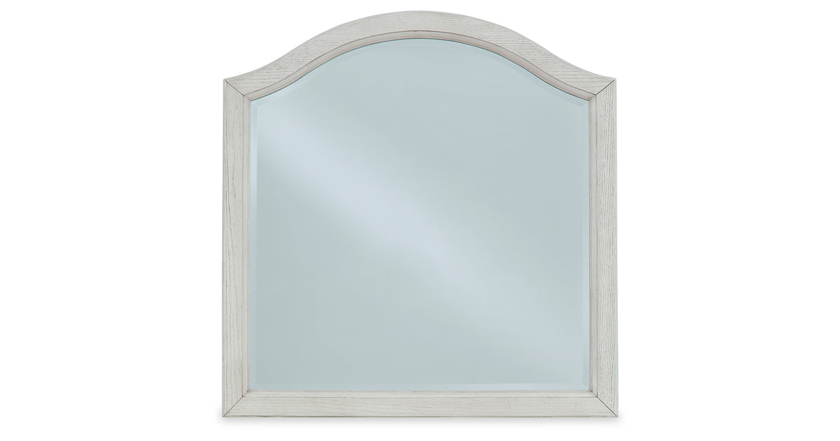 Robbinsdale Antique White Bedroom Mirror (Mirror Only) from Ashley Furniture - Luna Furniture