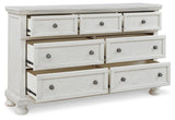 Robbinsdale Antique White Dresser from Ashley - Luna Furniture