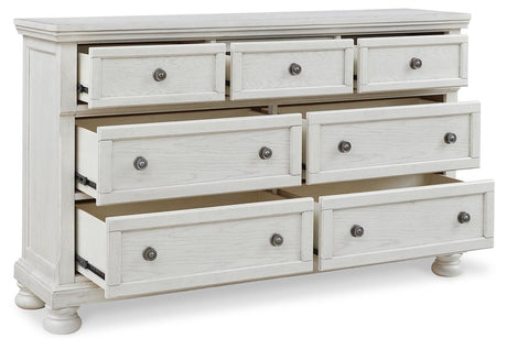 Robbinsdale Antique White Dresser from Ashley Furniture - Luna Furniture