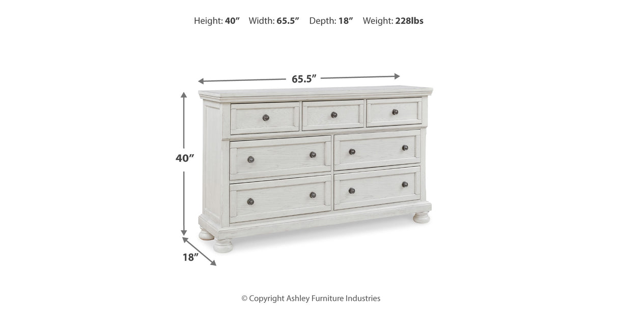 Robbinsdale Antique White Dresser from Ashley - Luna Furniture