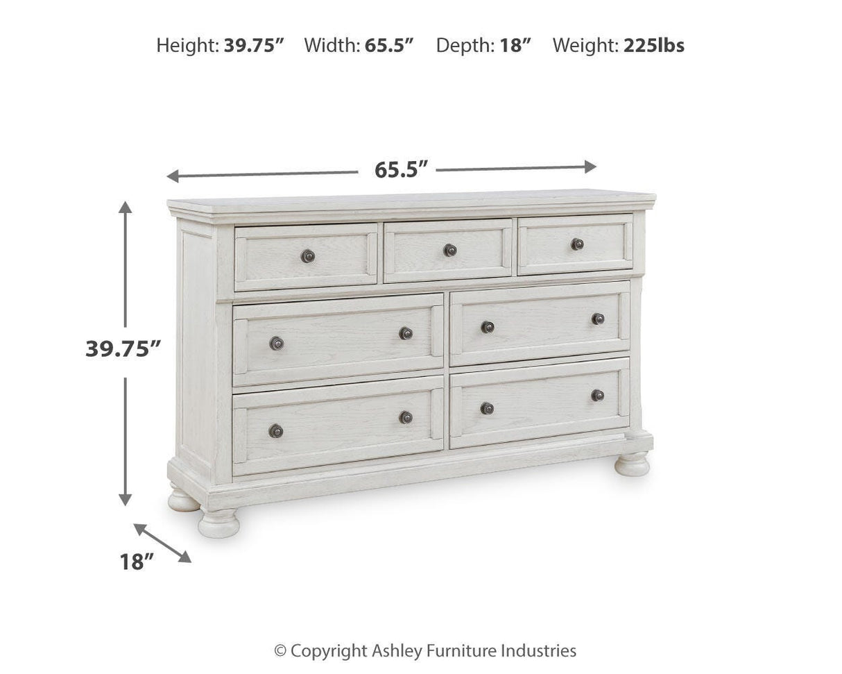 Robbinsdale Antique White Dresser from Ashley - Luna Furniture
