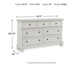 Robbinsdale Antique White Dresser from Ashley - Luna Furniture