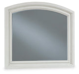Robbinsdale Antique White Dresser and Mirror from Ashley - Luna Furniture