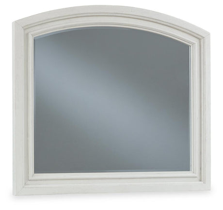 Robbinsdale Antique White Dresser and Mirror from Ashley Furniture - Luna Furniture