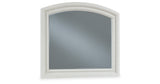 Robbinsdale Antique White Dresser and Mirror from Ashley - Luna Furniture