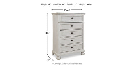 Robbinsdale Full Storage Sleigh Bed, Dresser, Mirror, Chest and Nightstand from Ashley Furniture - Luna Furniture