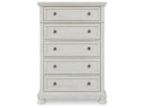 Robbinsdale Antique White Chest of Drawers from Ashley - Luna Furniture