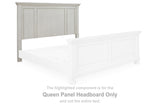 Robbinsdale Antique White Queen Panel Headboard from Ashley - Luna Furniture