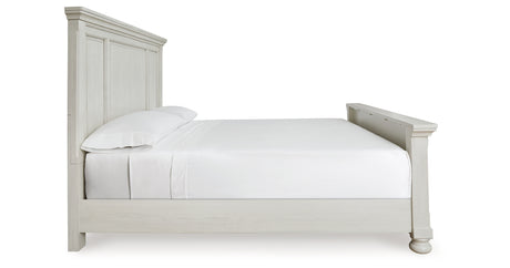 Robbinsdale Antique White California King Panel Bed from Ashley Furniture - Luna Furniture