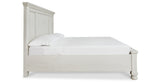 Robbinsdale Antique White King Storage Bed and 2 Nightstands from Ashley - Luna Furniture