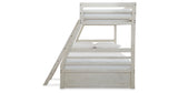 Robbinsdale Antique White Twin over Full with Storage and Mattresses from Ashley - Luna Furniture