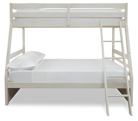 Robbinsdale Antique White Twin over Full Bunk Bed from Ashley Furniture - Luna Furniture
