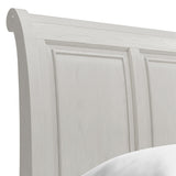 Robbinsdale California King Sleigh Bed with Storage with Mirrored Dresser in Antique White from Ashley - Luna Furniture