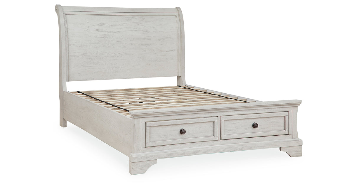 Robbinsdale Full Sleigh Storage Bed, Chest and Nightstand from Ashley - Luna Furniture
