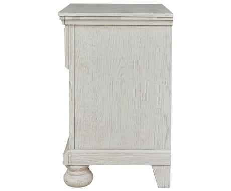 Robbinsdale Antique White Nightstand from Ashley Furniture - Luna Furniture