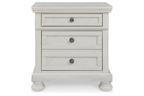 Robbinsdale Antique White Sleigh Storage Platform Bedroom Set from Ashley - Luna Furniture