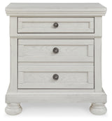 Robbinsdale Antique White Sleigh Storage Platform Bedroom Set from Ashley Furniture - Luna Furniture