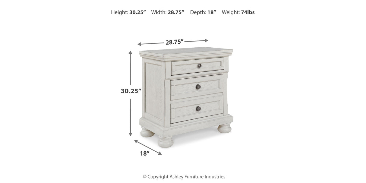 Robbinsdale Full Sleigh Storage Bed, Chest and Nightstand from Ashley - Luna Furniture