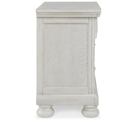 Robbinsdale Antique White Nightstand from Ashley Furniture - Luna Furniture
