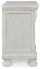 Robbinsdale Antique White Storage Platform Bedroom Set from Ashley - Luna Furniture