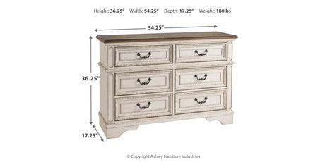 Realyn Twin Storage Daybed, Dresser and Nightstand from Ashley Furniture - Luna Furniture