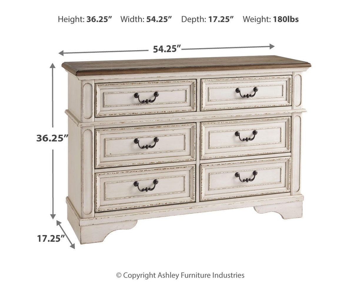 Realyn Two-tone Dresser from Ashley Furniture - Luna Furniture