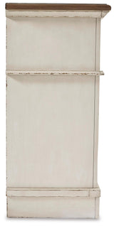 Realyn Chipped White Dresser and Mirror from Ashley Furniture - Luna Furniture
