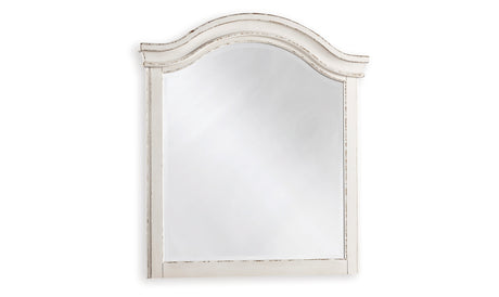 Realyn Chipped White Bedroom Mirror (Mirror Only) from Ashley - Luna Furniture