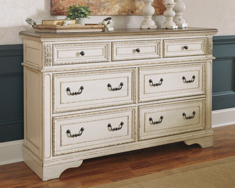 Realyn Two-tone Dresser from Ashley - Luna Furniture