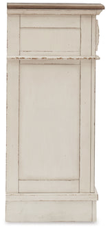 Realyn Queen Upholstered Panel Bed with Dresser in Chipped White from Ashley Furniture - Luna Furniture