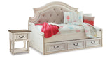 Realyn Two-tone Twin Storage Day Bed and Nightstand from Ashley - Luna Furniture