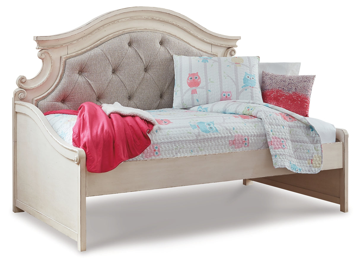 Realyn Chipped White Twin Day Bed from Ashley - Luna Furniture