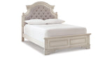 Realyn Two-tone Full Panel Bed, Dresser, Mirror and Nightstand from Ashley - Luna Furniture
