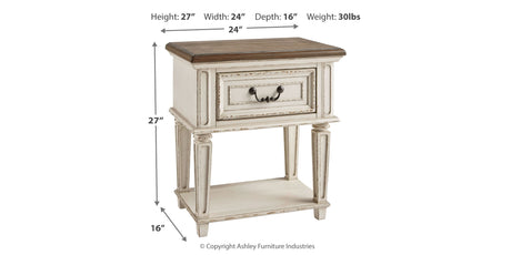 Realyn Queen Upholstered Sleigh Bed, Dresser and 2 Nightstands from Ashley Furniture - Luna Furniture