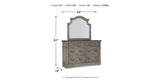 Lodenbay Multi Queen Upholstered Panel Bed, Dresser, Mirror, Chest and 2 Nightstands from Ashley - Luna Furniture