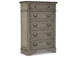 Lodenbay Multi Queen Upholstered Panel Bed, Dresser, Mirror, Chest and 2 Nightstands from Ashley - Luna Furniture