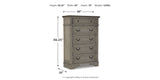 Lodenbay Multi Queen Upholstered Panel Bed, Dresser, Mirror, Chest and 2 Nightstands from Ashley - Luna Furniture