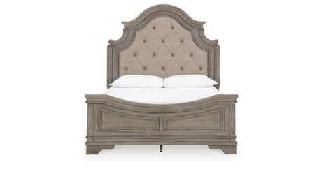 Lodenbay Multi Queen Upholstered Panel Bed, Dresser, Mirror, Chest and 2 Nightstands from Ashley - Luna Furniture