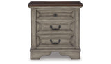 Lodenbay Multi Queen Upholstered Panel Bed, Dresser, Mirror, Chest and 2 Nightstands from Ashley - Luna Furniture