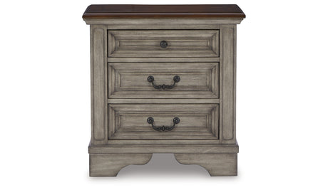 Lodenbay Multi Queen Upholstered Panel Bed, Dresser, Mirror, Chest and 2 Nightstands from Ashley - Luna Furniture