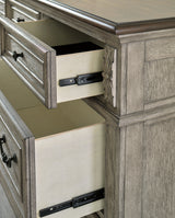 Lodenbay Antique Gray/Brown Dresser and Mirror from Ashley - Luna Furniture
