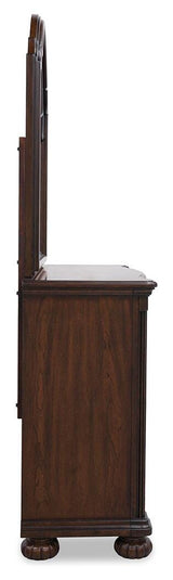 Lavinton Queen Poster Bed, Dresser and Mirror from Ashley Furniture - Luna Furniture
