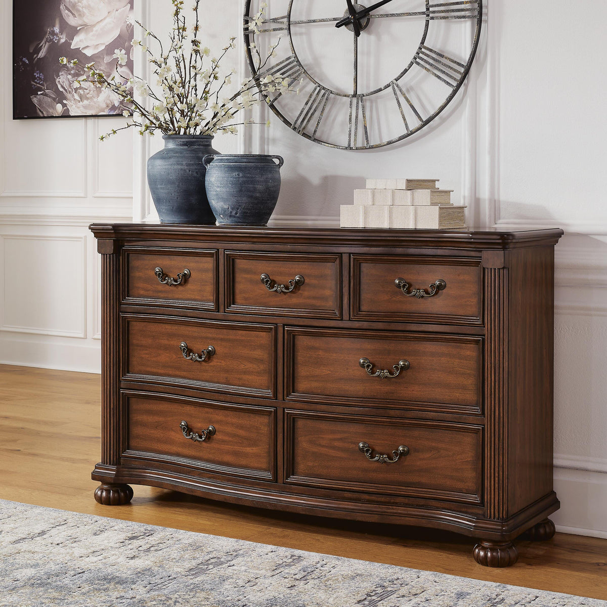 Lavinton Brown Dresser from Ashley - Luna Furniture