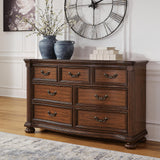 Lavinton Brown Dresser from Ashley - Luna Furniture