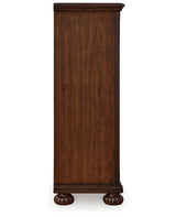 Lavinton King Poster Bed, Dresser, Mirror, Chest and Nightstand from Ashley Furniture - Luna Furniture
