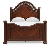 Lavinton Queen Poster Bed, Dresser and Mirror from Ashley Furniture - Luna Furniture