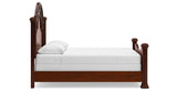 Lavinton Brown Queen Poster Bed from Ashley Furniture - Luna Furniture