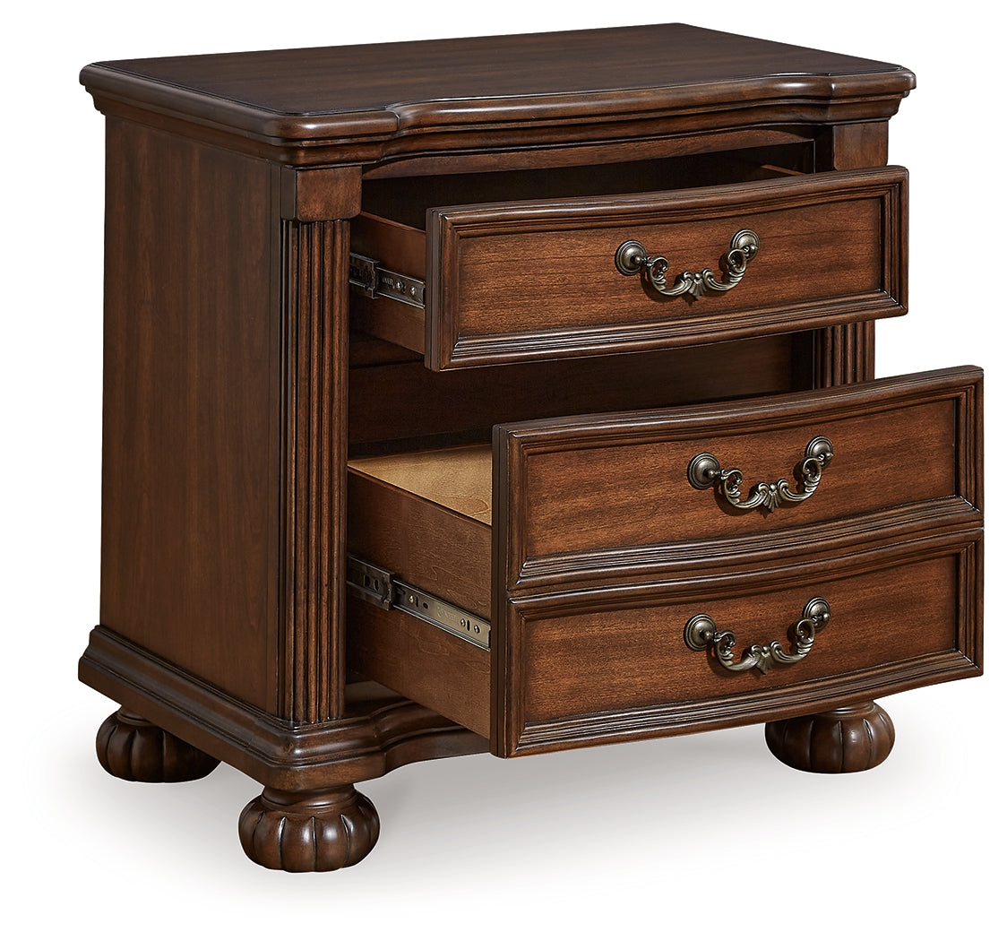 Lavinton King Poster Bed, Dresser, Mirror and 2 Nightstands from Ashley Furniture - Luna Furniture